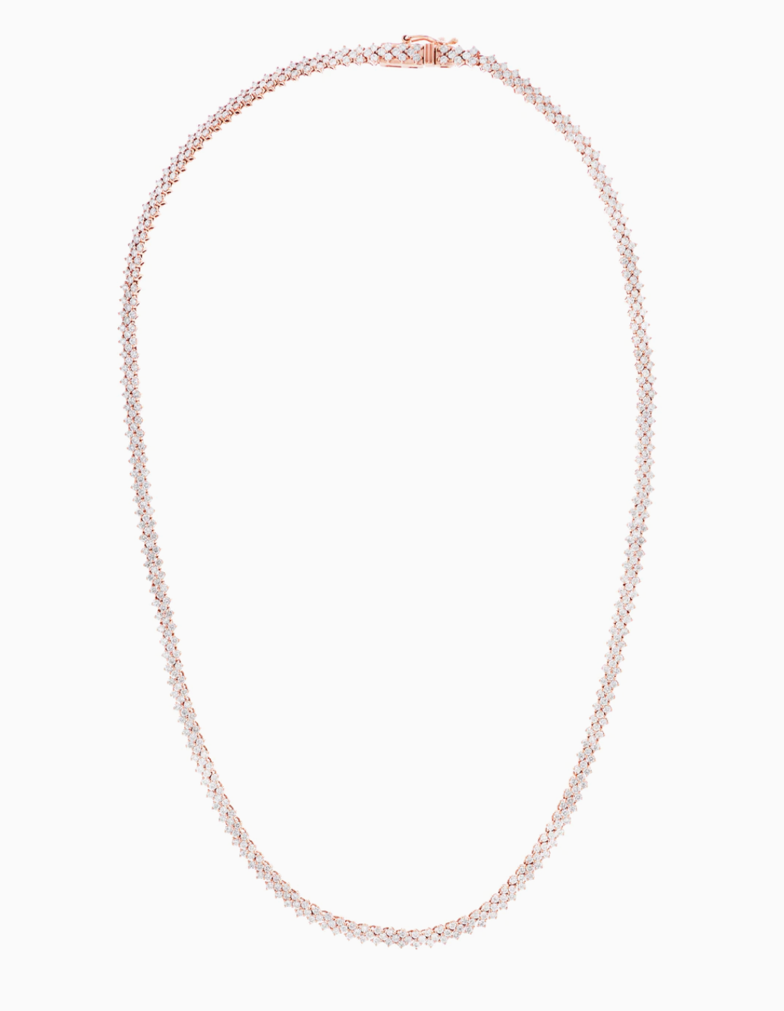 Chevron Tennis Necklace - Millo Jewelry