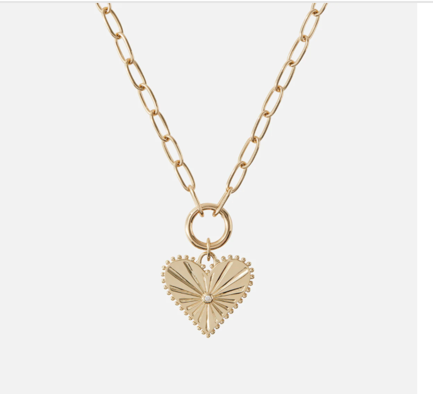 MARLO LAZ POUR TOJOUR HEART NECKLACE - Millo Jewelry