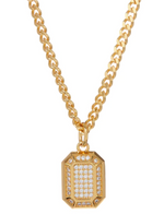 Load image into Gallery viewer, Faceted Diamond Pendant Necklace - Millo Jewelry