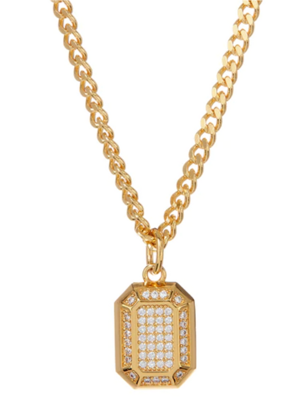 Faceted Diamond Pendant Necklace - Millo Jewelry