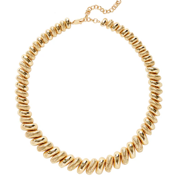 Ridged Pyramid Statement Necklace - Millo Jewelry