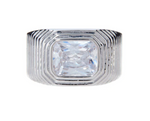 Load image into Gallery viewer, Ridged Pyramid Cigar Ring - Millo Jewelry