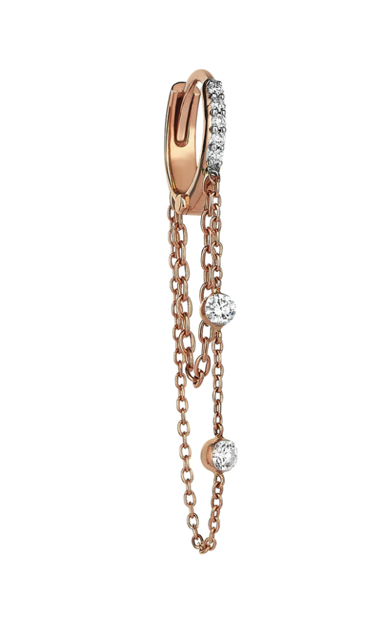 Marena Dangling Hoop Earring - Millo Jewelry
