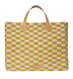 Load image into Gallery viewer, Tropical Check Beach Tote - Millo Jewelry

