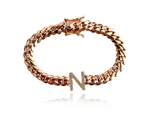 Load image into Gallery viewer, Diamond Initial Cuban Link Bracelet - Millo Jewelry