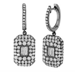 Load image into Gallery viewer, Pave Baguette Drop Earrings - Millo Jewelry