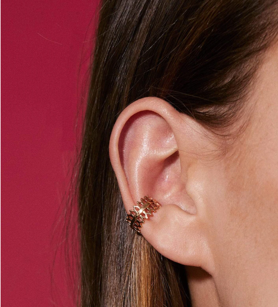 Double Gold Ear cuff - Millo Jewelry