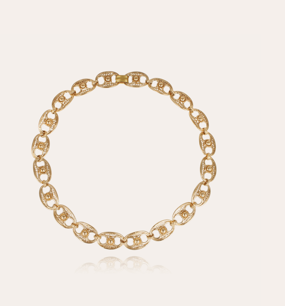 Carthage necklace gold - Millo Jewelry