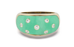 Load image into Gallery viewer, Chalcedony BomBae Ring - Millo Jewelry
