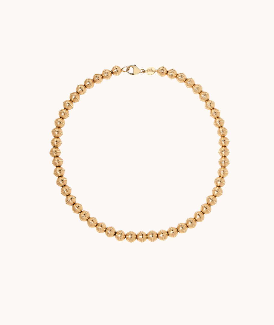 Squash Blossom Bead Choker - Millo Jewelry