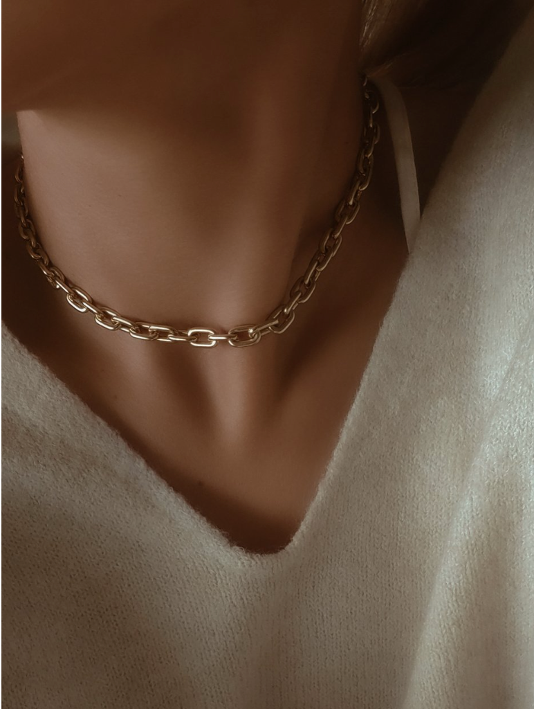 Hudson Graduated Chain Link Choker - Millo Jewelry