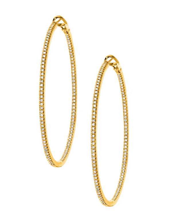 Mary Hoops Large - Millo Jewelry