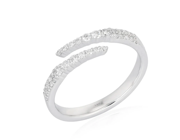 DIAMOND COIL WRAP RING - Millo Jewelry