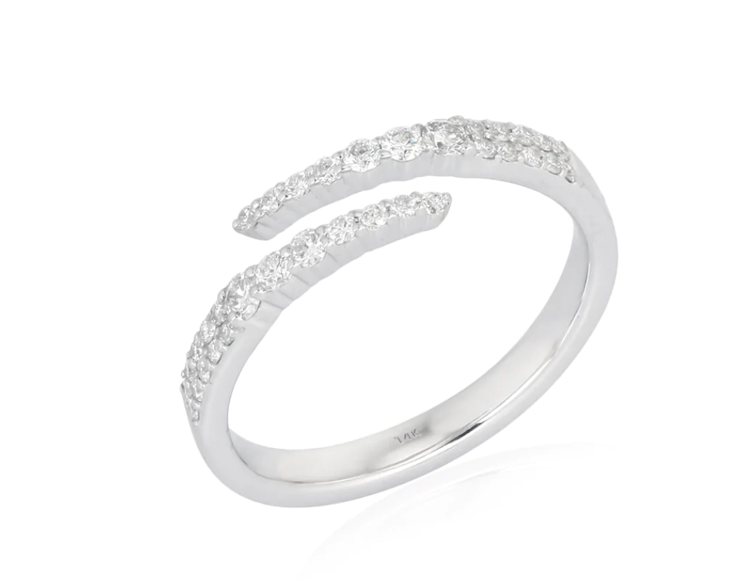DIAMOND COIL WRAP RING - Millo Jewelry