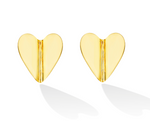 Load image into Gallery viewer, Wings Of Love Folded Heart Studs - Millo Jewelry
