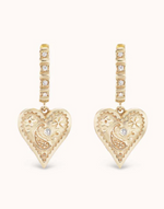 Load image into Gallery viewer, Mini Southwestern Heart Earrings - Millo Jewelry
