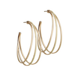 Load image into Gallery viewer, RAYA 2&quot; HOOPS - Millo Jewelry
