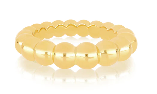 Gold Jumbo Ball Stack Ring - Millo Jewelry