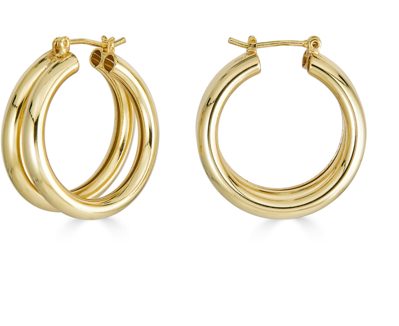 Olive Hoops - Millo Jewelry