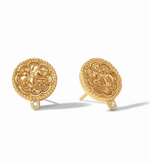 Load image into Gallery viewer, Trieste Coin CZ Stud - Millo Jewelry
