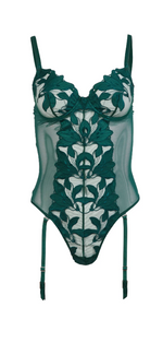 Load image into Gallery viewer, LILY EMBROIDERY CUPPED BODYSUIT - Millo Jewelry