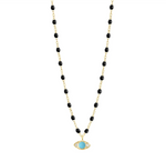 Load image into Gallery viewer, Eye Sparkle Diamond Necklace - Millo Jewelry
