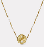 Load image into Gallery viewer, MINI ALL GOLD YIN YANG PENDANT - Millo Jewelry
