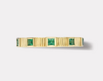 Load image into Gallery viewer, PLEATED FIVE STONE BAND - Millo Jewelry
