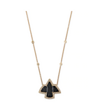 Load image into Gallery viewer, PAVE SMALL ONYX THUNDERBIRD NECKLACE - Millo Jewelry
