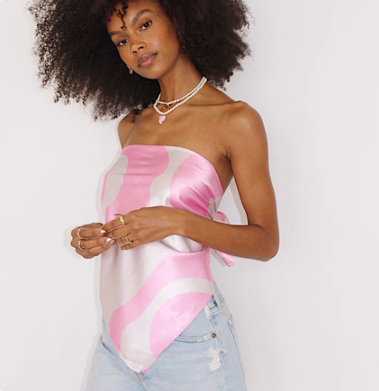 Strawberry Swirl Scarf - Millo Jewelry