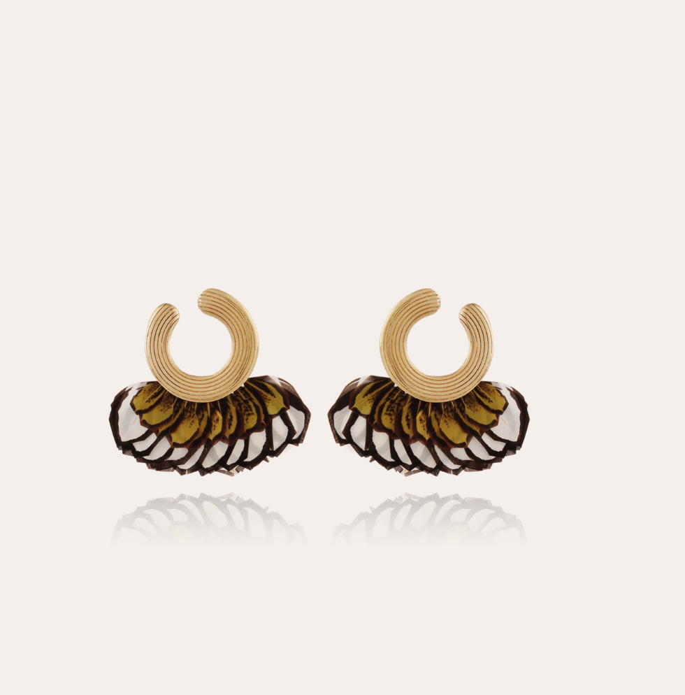 Positano earrings gold - Millo Jewelry