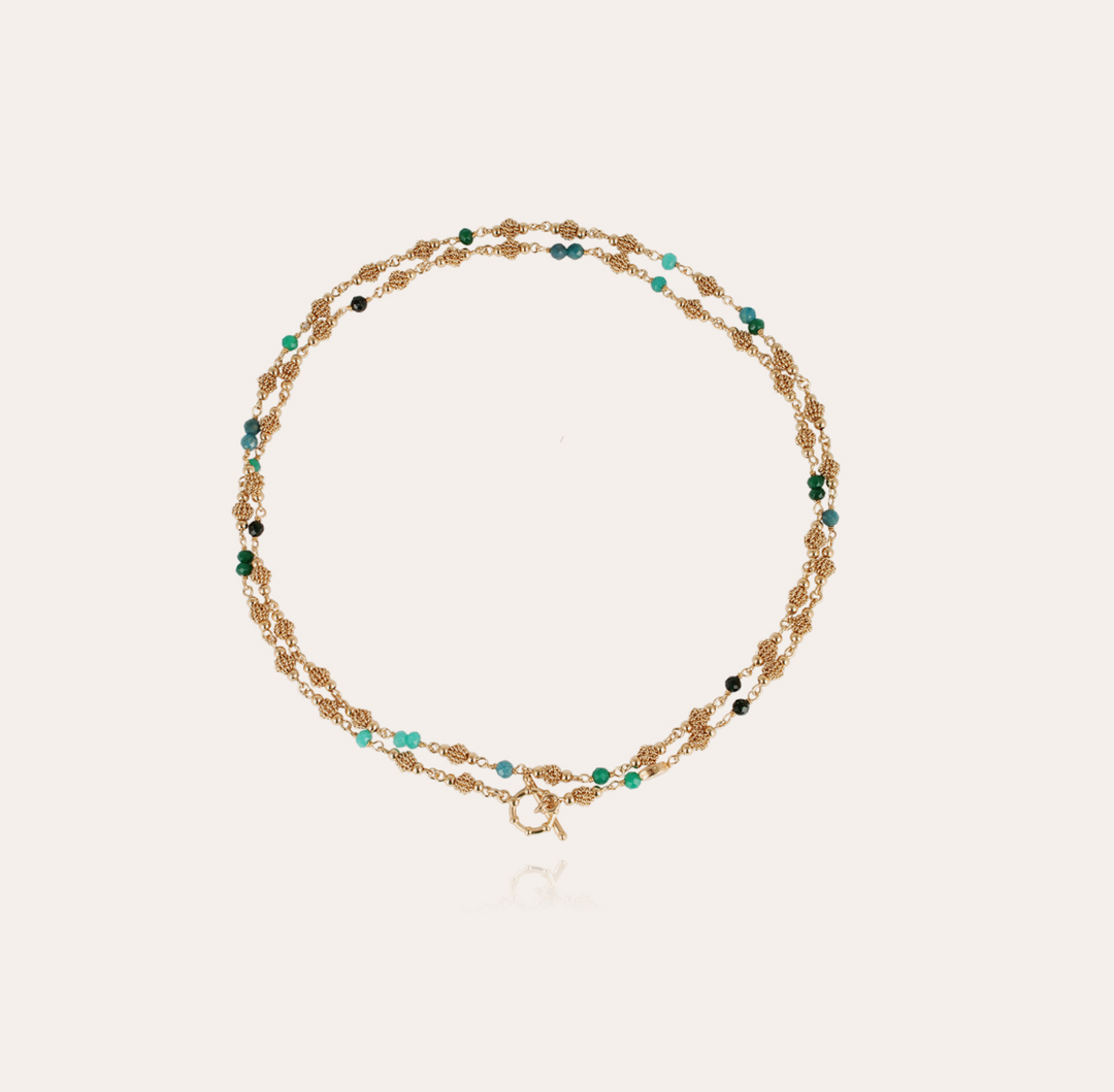 Rosario long necklace gold - Millo Jewelry