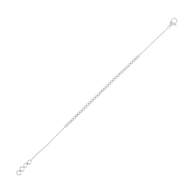 DIAMOND WHITE GOLD BRACELET - Millo Jewelry