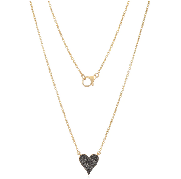 DOUBLE SIDED REVERSIBLE HEART NECKLACE - Millo Jewelry