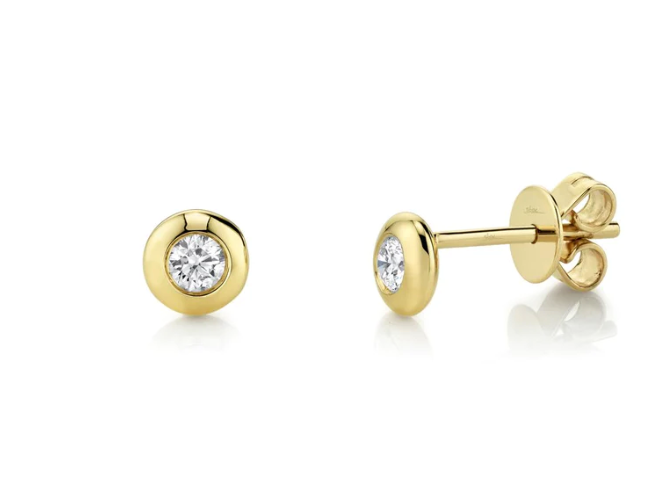 0.22CT DIAMOND STUD EARRING - Millo Jewelry
