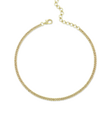 Load image into Gallery viewer, DIAMOND PAVE BABY LINK NECKLACE - Millo Jewelry
