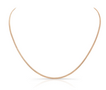 Load image into Gallery viewer, 14K ROSE GOLD MINI MIAMI CUBAN LINK NECKLACE - Millo Jewelry
