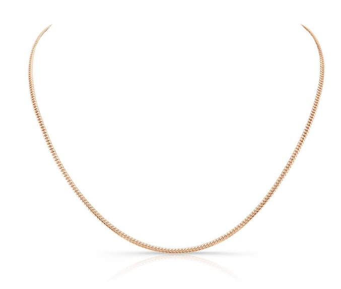 14K ROSE GOLD MINI MIAMI CUBAN LINK NECKLACE - Millo Jewelry