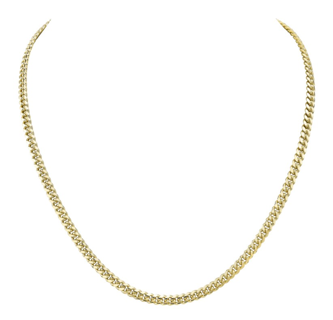 14K YELLOW GOLD MIAMI CUBAN LINK NECKLACE - Millo Jewelry