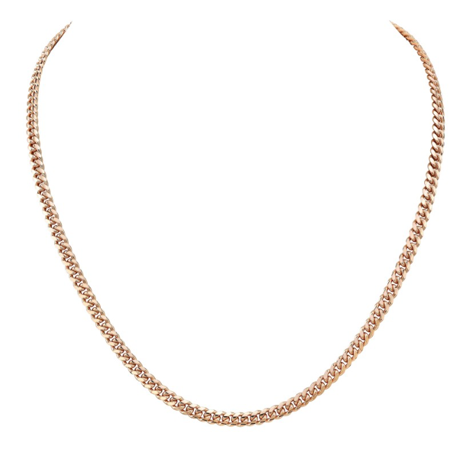 14K ROSE GOLD MIAMI CUBAN LINK NECKLACE - Millo Jewelry