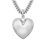 Load image into Gallery viewer, 14K GOLD CUBAN LINK JUMBO PUFFED HEART CHARM - Millo Jewelry
