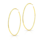 Load image into Gallery viewer, 14K YELLOW GOLD 2&quot; HOOPS - Millo Jewelry
