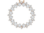 Load image into Gallery viewer, 14K ROSE GOLD DIAMOND ETERNITY PENDANT - Millo Jewelry
