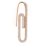 Load image into Gallery viewer, Diamond Paperclip Earring - Millo Jewelry

