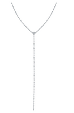 Load image into Gallery viewer, Diamond Station Y Necklace - Millo Jewelry