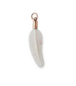 Load image into Gallery viewer, bone feather charm - Millo Jewelry
