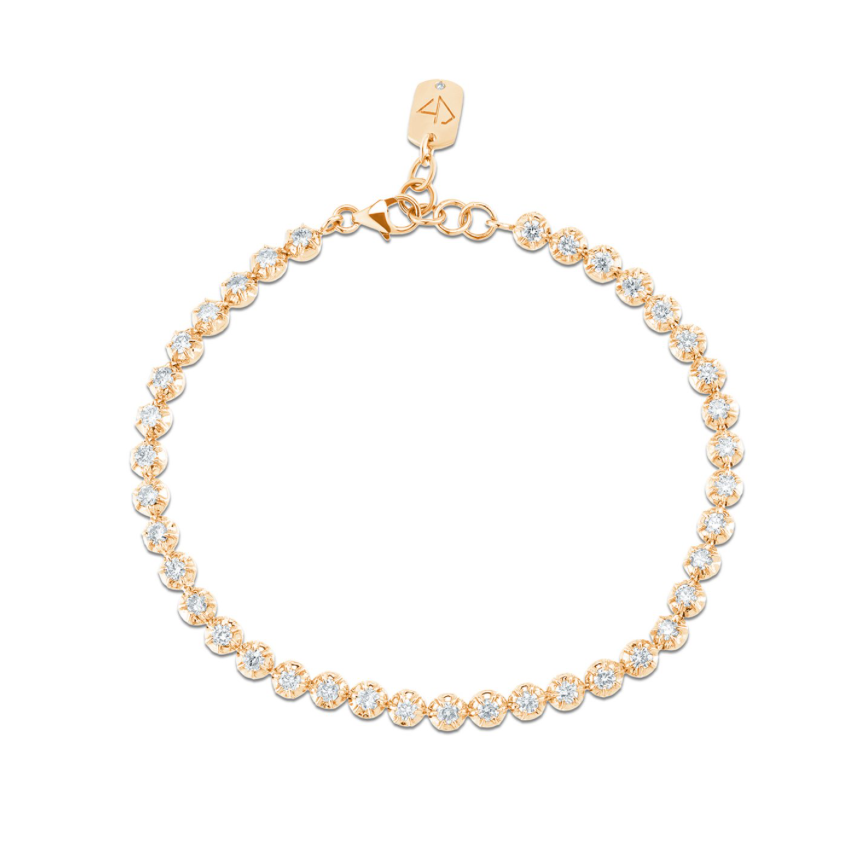Rosette Tennis Bracelet - Millo Jewelry