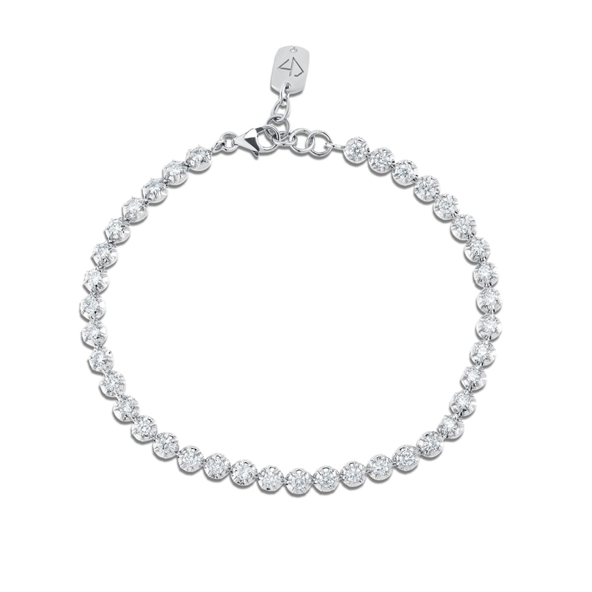 Rosette Tennis Bracelet - Millo Jewelry
