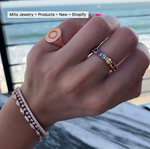 Load image into Gallery viewer, Rainbow Eternity Band - Millo Jewelry