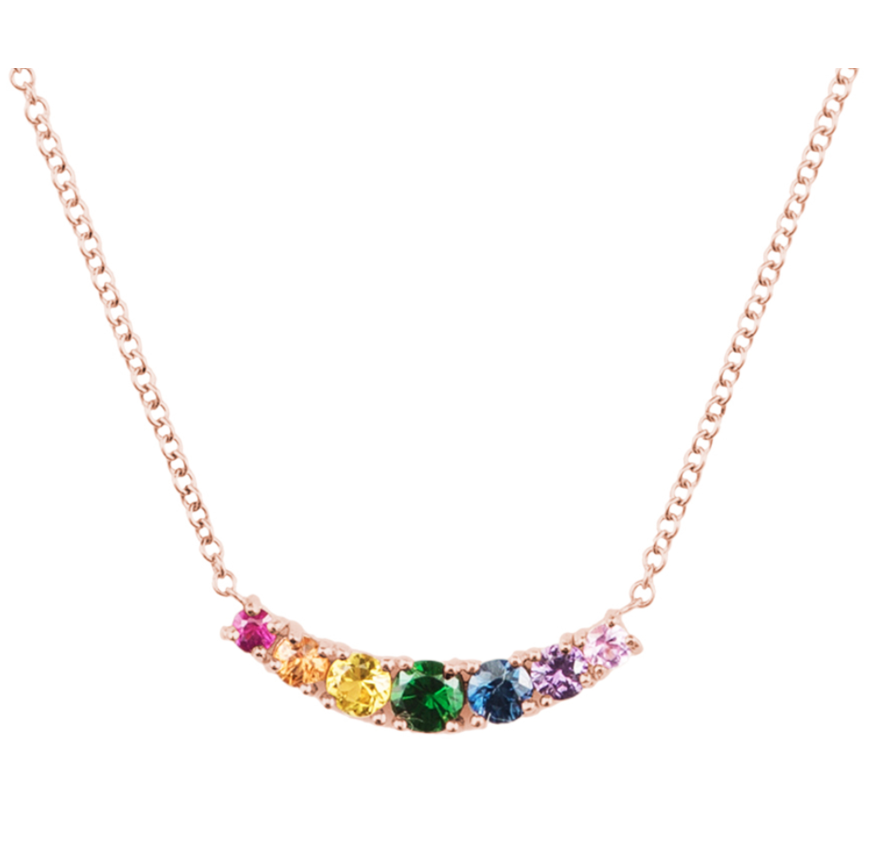 Rainbow Cinderela Necklace - Millo Jewelry